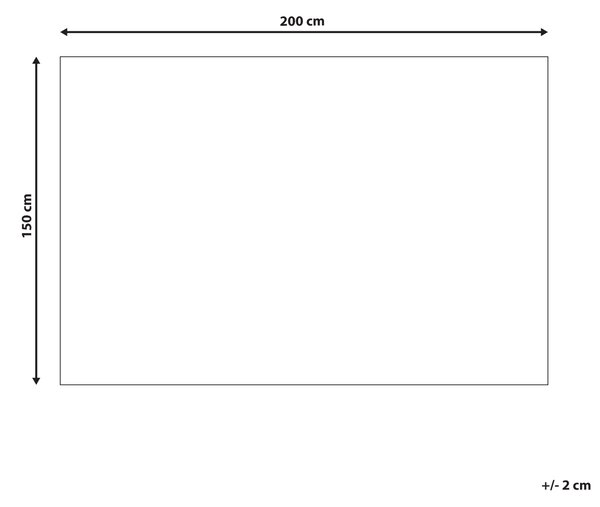 Přikrývka na postel MACODES Umělá kožešina 150 x 200 cm Šedá