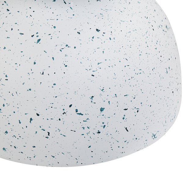 Odkládací stolek CAORIA 40 cm 40 cm Terrazzo efekt Bílé terrazzo