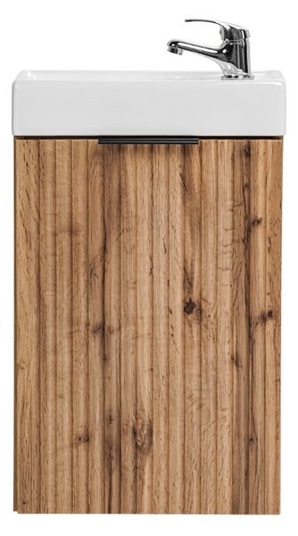 Koupelnová skříňka s umyvadlem ADEL Oak U40/1 | 40 cm