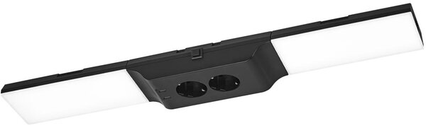 Osram - LED Stm podlinkové svítidlo se zásuvkami UNDERCABINET LED/10W/230V černá