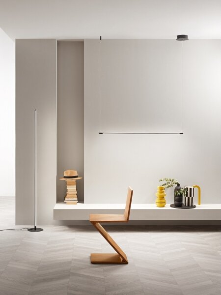 Ondaluce - LED Stmívatelný lustr na lanku GENIUS LED/28W/230V černá