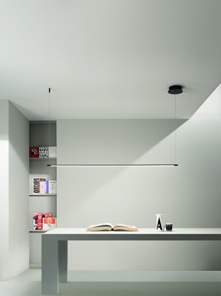 Ondaluce - LED Stmívatelný lustr na lanku GENIUS LED/28W/230V černá