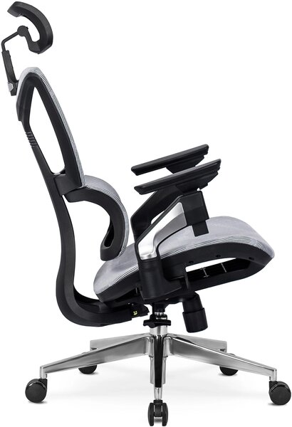 Kancelářská židle Matana (šedá). Akce -20%