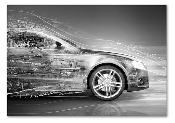 Foto obraz sklo tvrzené Jedoucí auto osh-45895686