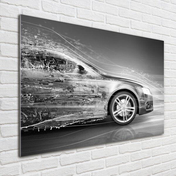 Foto obraz sklo tvrzené Jedoucí auto osh-45895686