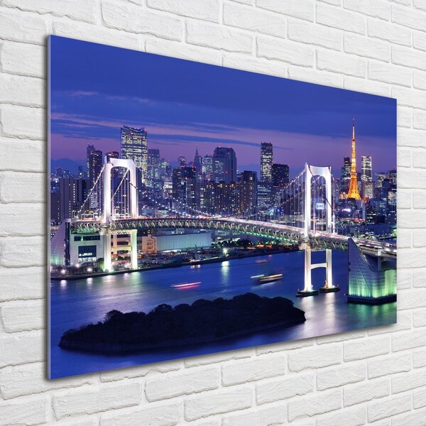 Foto obraz skleněný horizontální Most v Tokio osh-46506945