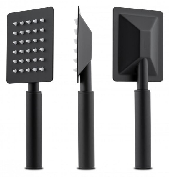 Erga Dual, podomítková sprchová souprava s dešťovou hlavicí 30x30 cm, i-BOX instalační systém, černá matná, ERG-YKA-BP.DUAL30-BLK
