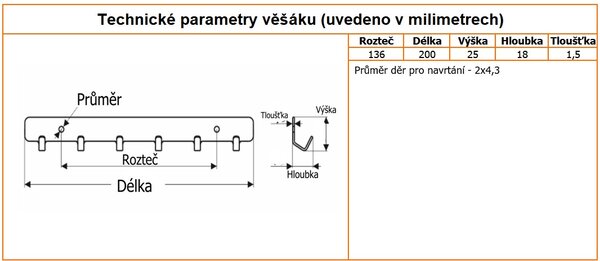 In-Design Věšák na klíče Key černý