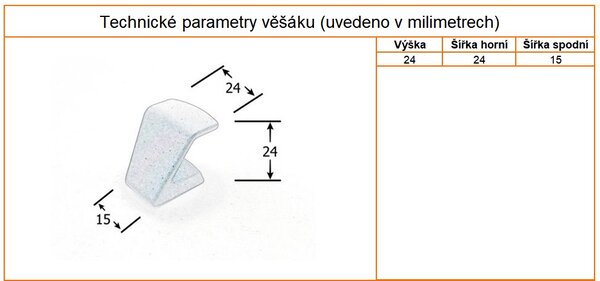 In-Design Nábytkový věšák/knopka TAVO chrom lesk