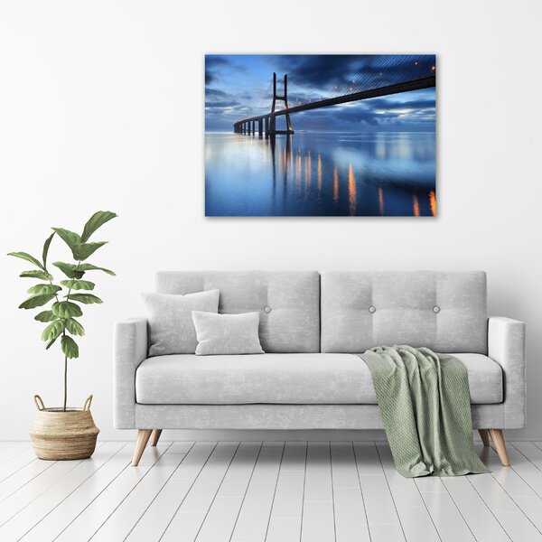 Foto obraz na plátně Osvětlený most oc-48644304