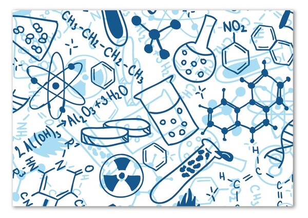 Foto-obrah sklo tvrzené Chemie pozadí osh-48800074