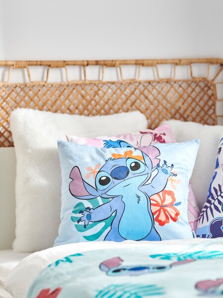 Sinsay - Povlak na polštář Lilo & Stitch - světle modrá