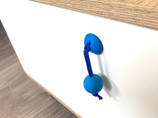 In-Design Nábytková knopka DUHA modrá