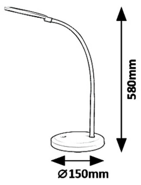 Rabalux stolní lampa Timothy LED 7,5W DIM 5430