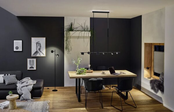 Paulmann LED Designová stolní lampa Puric Pane 5,5W, 3-Step-Dim