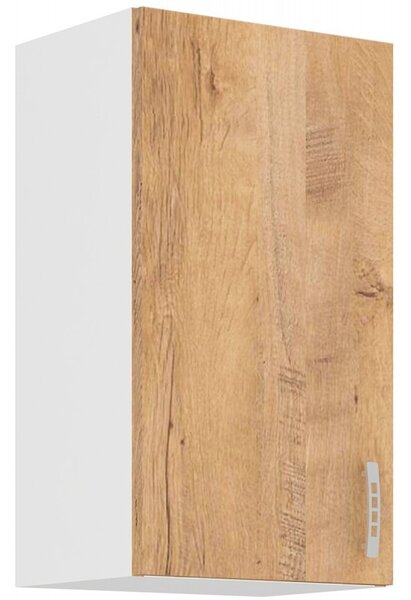 Horní kuchyňská skříňka SABRYA - šířka 40 cm, dub lefkas / bílá