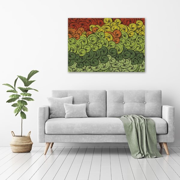 Foto obraz canvas Barevné vlny oc-50319349