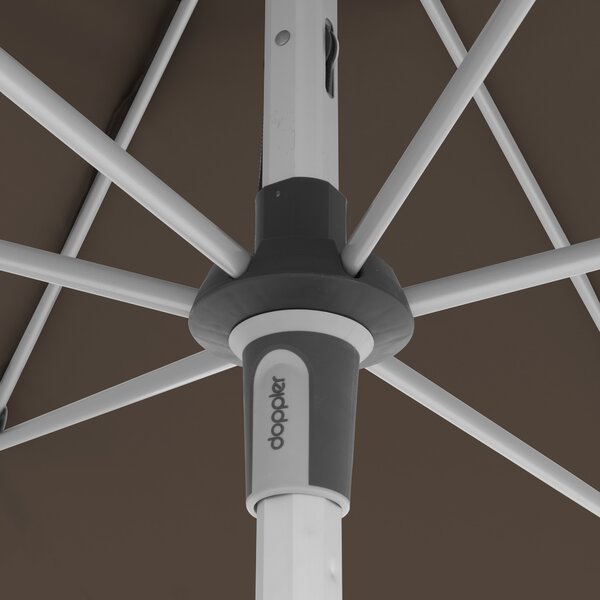 Doppler EXPERT zahradní slunečník 220 x 140 cm hnědá