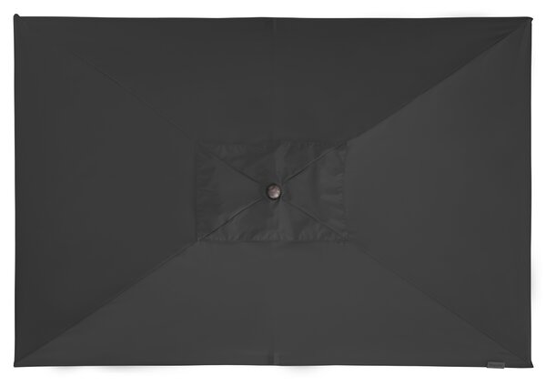 Doppler ALU WOOD zahradní slunečník 210 x 140 cm antracit