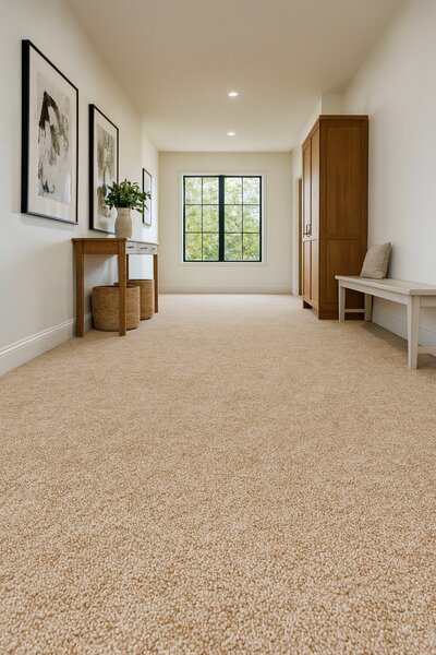 Condor Carpets, Metrážový koberec Classica 27, zátěžový, na míru, šíře 4m,5m, béžová, ab (mřížka), chodba / předsíň