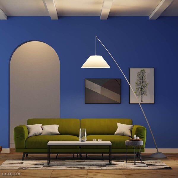 Redo Stojací lampa Fisher Barva: Bílá