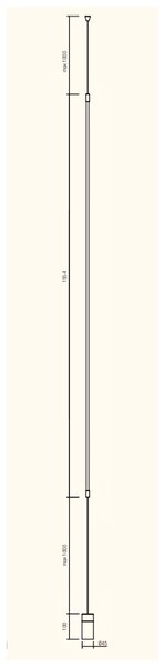 Redo Stojací LED lampa Acrobat