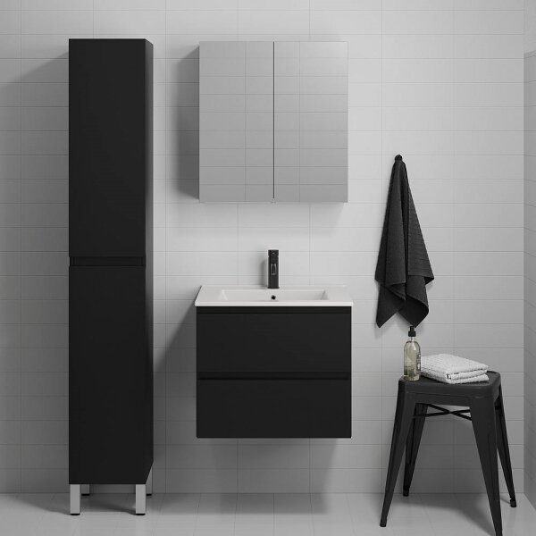 Koupelnová skříňka KENWOOD 186 cm černá