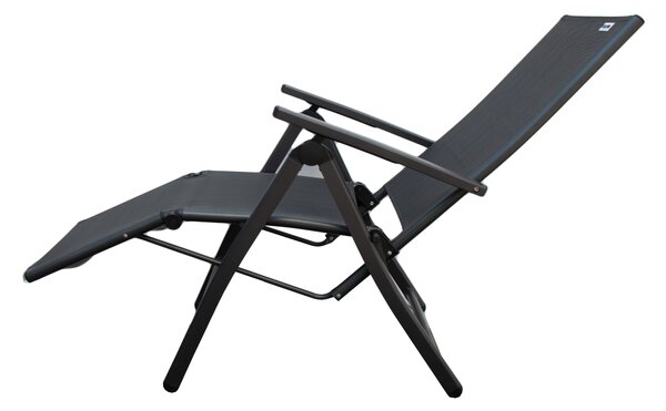 Doppler ACTIVE relaxační zahradní křeslo antracit