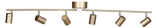 ByRydens 4202100-6501 - Bodové svítidlo CORRECT 6xGU10/7W/230V zlatá