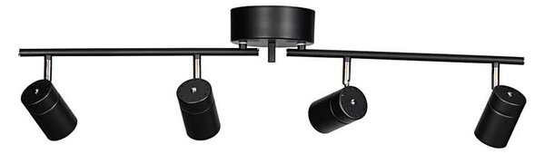 ByRydens 4200720-4002 - Bodové svítidlo CORRECT 4xGU10/7W/230V černá