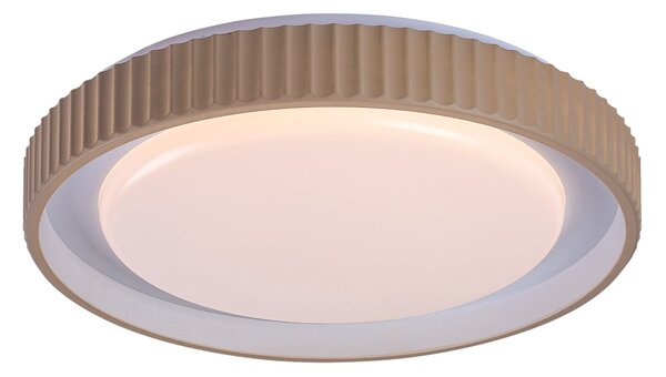 Rabalux 71345 LED přisazené stropní svítidlo Pastello | 48W integrovaný LED zdroj | 2800lm | 3000-6500K | dálkové ovládání | stmívač | béžová