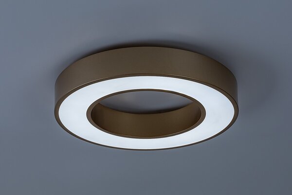 Rabalux 71362 LED přisazené stropní svítidlo Cirano | 24W integrovaný LED zdroj | 1420lm | 3000/4000/6000K | zlatá
