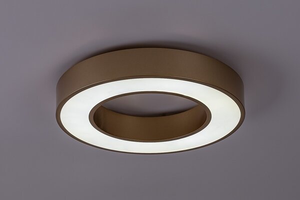 Rabalux 71362 LED přisazené stropní svítidlo Cirano | 24W integrovaný LED zdroj | 1420lm | 3000/4000/6000K | zlatá