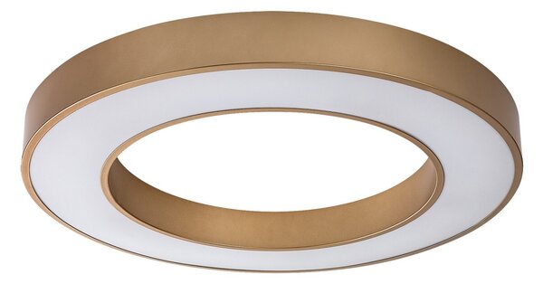 Rabalux 71363 LED přisazené stropní svítidlo Cirano | 45W integrovaný LED zdroj | 2700lm | 3000-6500K | dálkové ovládání | stmívač | zlatá