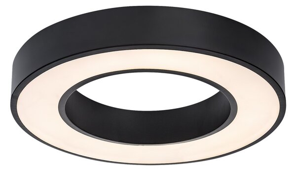 Rabalux 71360 LED přisazené stropní svítidlo Cirano | 24W integrovaný LED zdroj | 1420lm | 3000/4000/6000K | černá