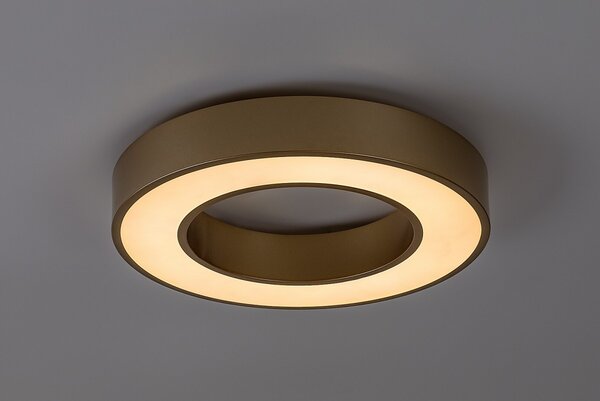 Rabalux 71362 LED přisazené stropní svítidlo Cirano | 24W integrovaný LED zdroj | 1420lm | 3000/4000/6000K | zlatá