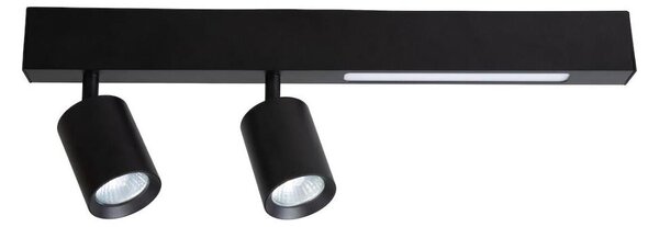 LED Bodové svítidlo MAGNET LED/5W/230V + 2xGU10/60W 3000/4000K černá
