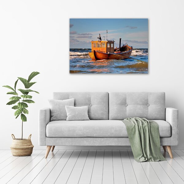Moderní obraz canvas na rámu Rybářská loď oc-52330479