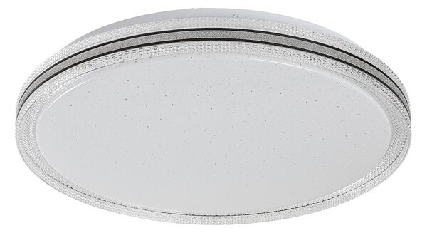 Rabalux 71349 LED přisazené stropní svítidlo Monira | 34W integrovaný LED zdroj | 2300lm | 3000-6500K | dálkové ovládání | stmívač | černá