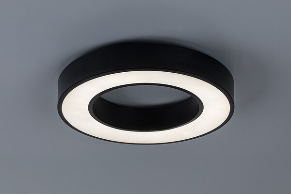 Rabalux 71360 LED přisazené stropní svítidlo Cirano | 24W integrovaný LED zdroj | 1420lm | 3000/4000/6000K | černá