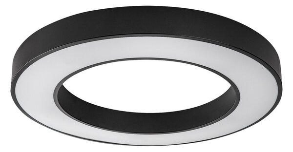 Rabalux 71361 LED přisazené stropní svítidlo Cirano | 45W integrovaný LED zdroj | 2700lm | 3000-6500K | dálkové ovládání | stmívač | černá