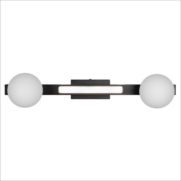LED Nástěnné svítidlo MAGNET LED/13W/230V + 2xG9/60W 3000/4000K černá