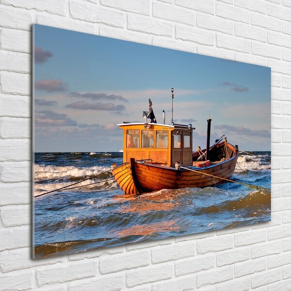 Foto obraz skleněný horizontální Rybářská loď osh-52330479