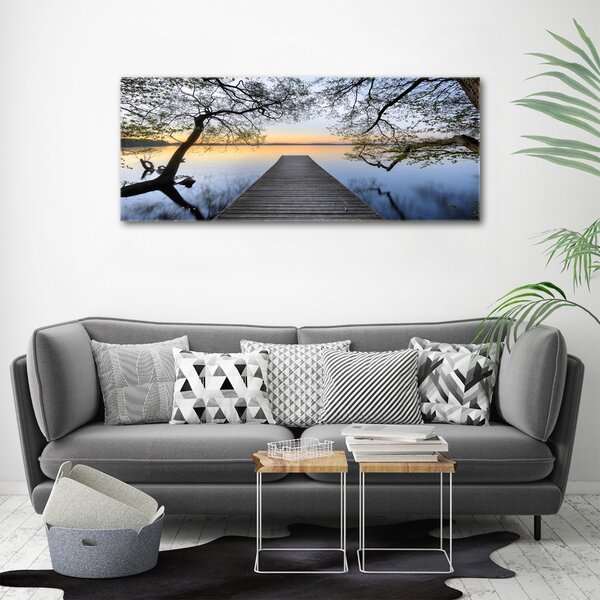 Foto obraz canvas Molo nad jezerem oc-52395962