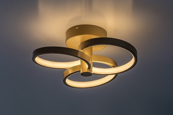 Rabalux 71400 LED přisazené stropní svítidlo Isidora | 32W integrovaný LED zdroj | 2560lm | 3000-6500K | dálkové ovládání | stmívač | béžová