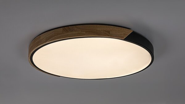 Rabalux 71418 LED přisazené stropní svítidlo Maple2 | 42W integrovaný LED zdroj | 3700lm | 3000/4000/6000K | černá