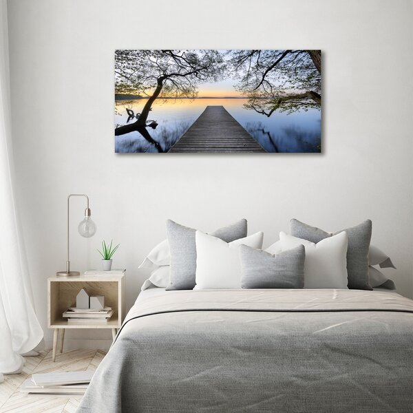 Foto obraz canvas Molo nad jezerem oc-52395962