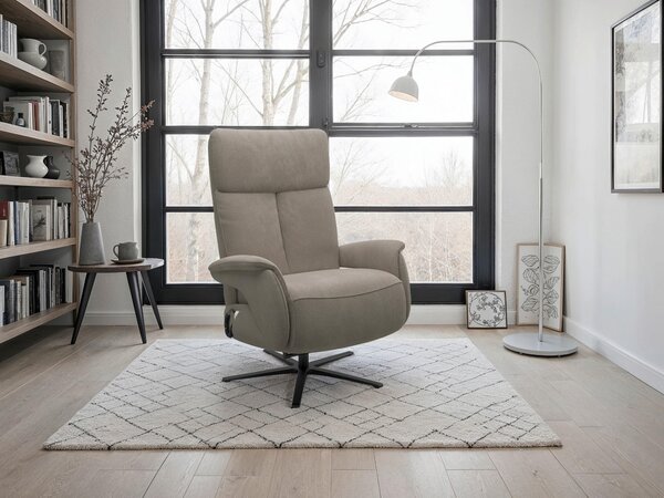 RELAXAČNÍ KŘESLO, textil, jílová barva Sit & More - Online Only křesla & taburety, Online Only