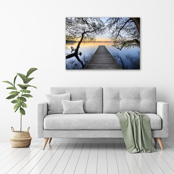 Foto obraz canvas Molo nad jezerem oc-52395962