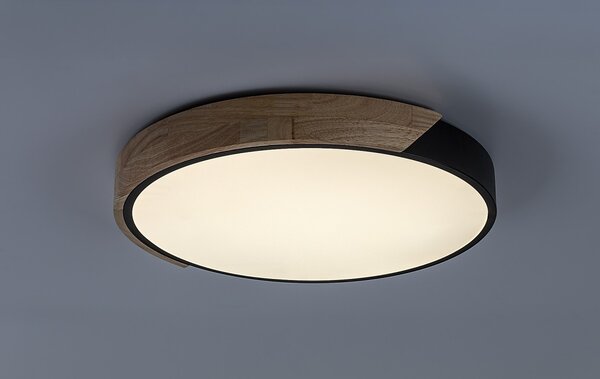 Rabalux 71416 LED přisazené stropní svítidlo Maple2 | 24W integrovaný LED zdroj | 1900lm | 4000K | černá